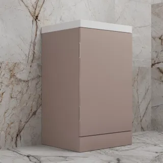 Напольная тумба под раковину Style Line Моно ЛС-00002453 50 см санд пудровый